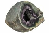 Wide, Purple Amethyst Geode - Uruguay #123832-1